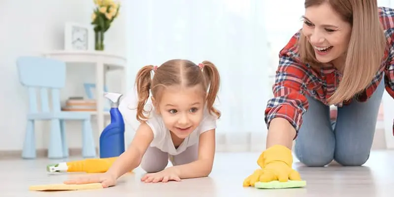 Involucra a tu familia en la limpieza