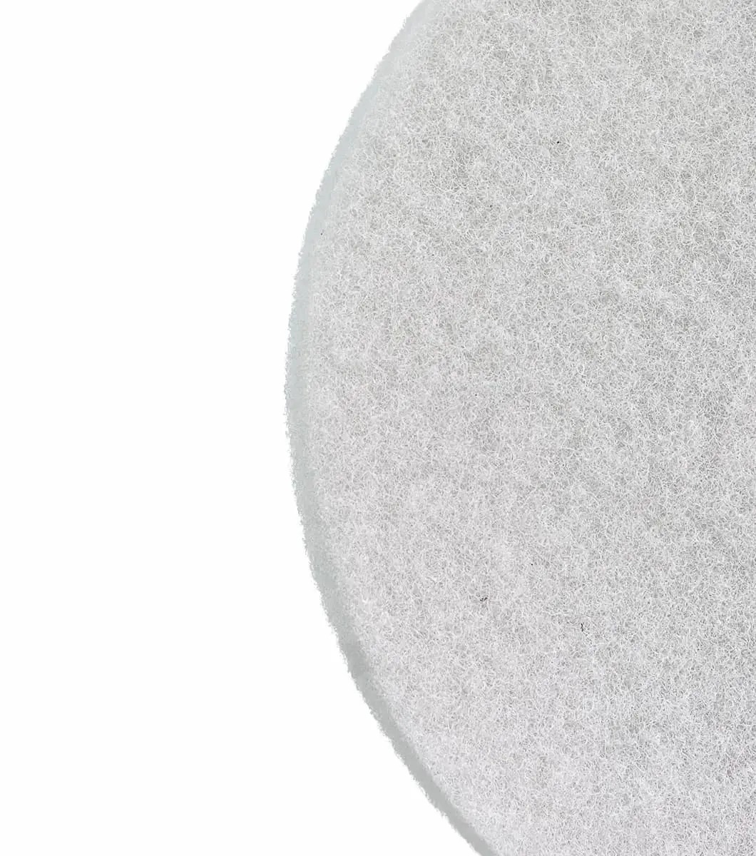 PAD color blanco para brilladora industrial de 17" 3M