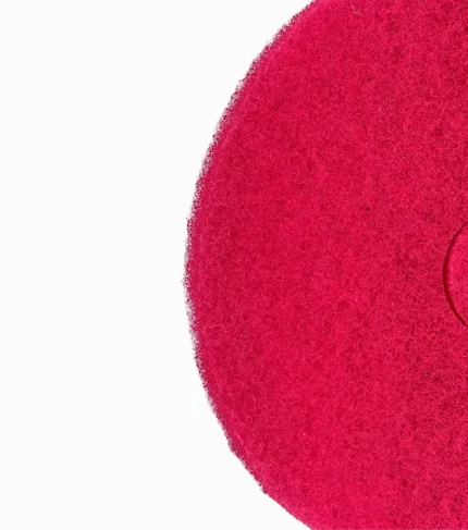 PAD color rojo para brilladora industrial de 17" 3M