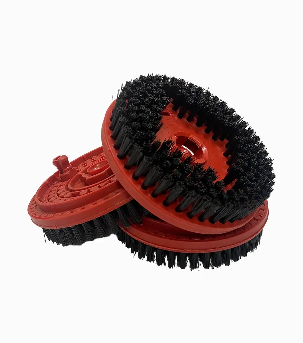 cepillo-de-cerda-dura-brilladora-domestica Cepillos para Brilladora doméstica Lux B15 por 3 unidades color rojo