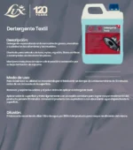 Descripción limpiador textil para muebles y alfombras